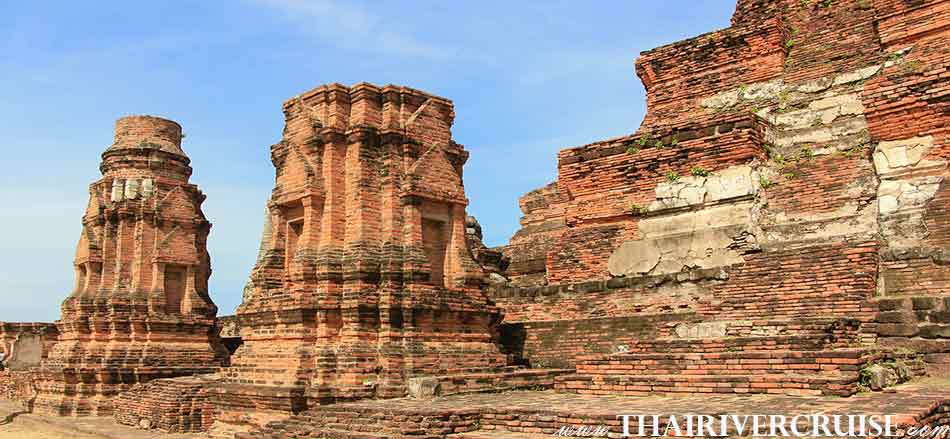 Old Pagodays in Wat Mahatad, Grand Pearl Cruise Ayutthaya 